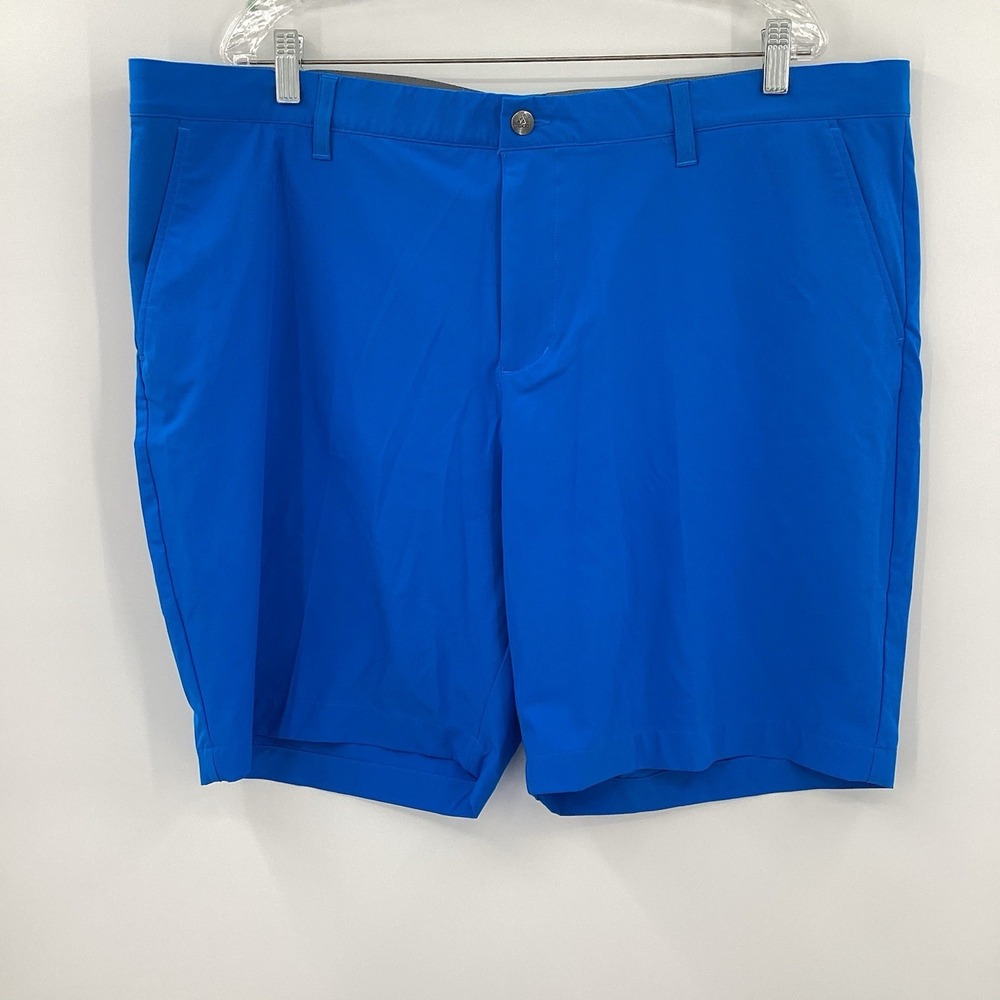 ADIDAS Men's Primegreen Big & Tall  Flat Front Golf Shorts SIZE‎ 42 Light Blue